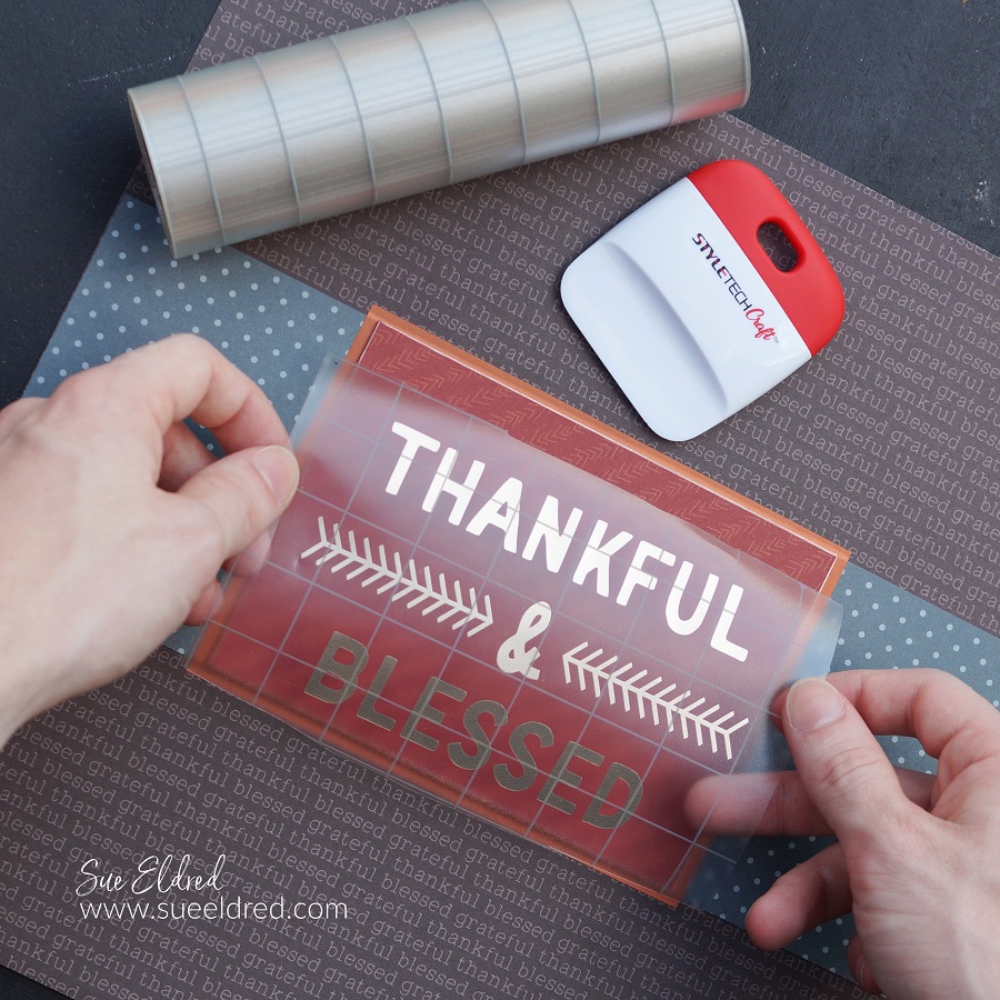 Thankful & Blessed DIY Framed Inspiration