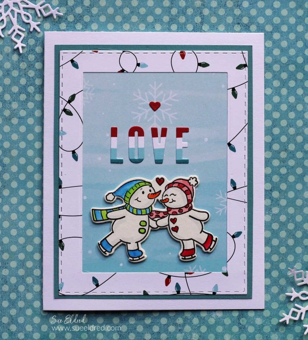 Snowflake Kisses Card