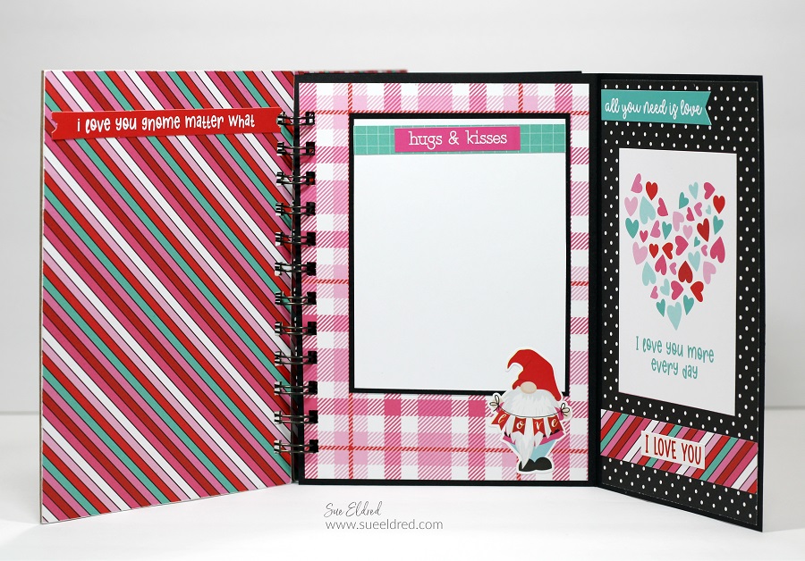 Tulla &amp; Norbert's Love Story Album-Sue's Creative Workshop www.sueeldred.com 709