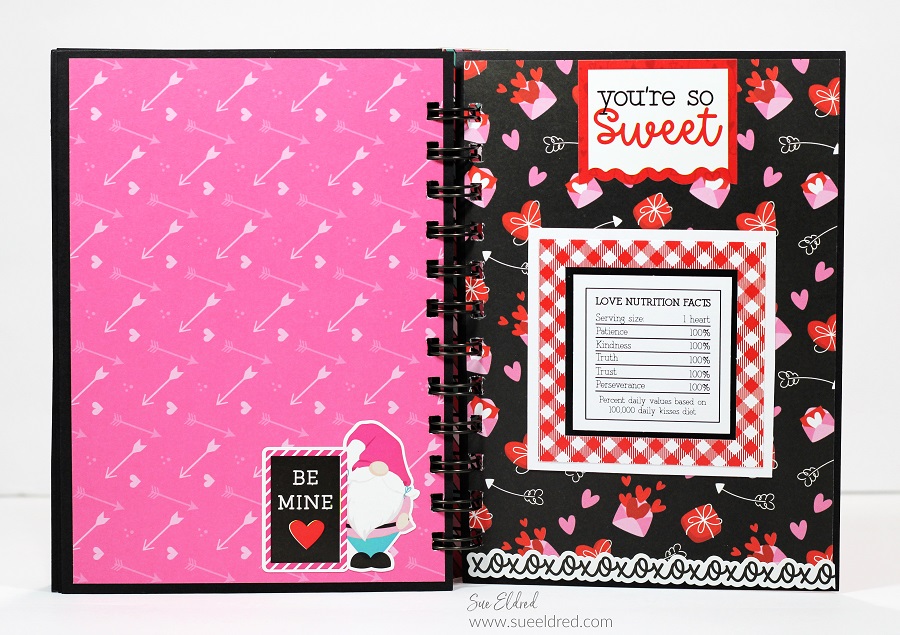 Tulla &amp; Norbert's Love Story Album-Sue's Creative Workshop www.sueeldred.com 786