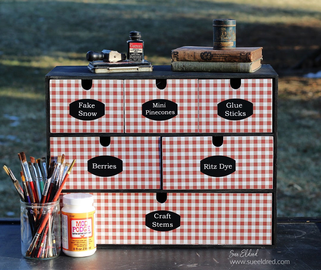 Crafty IKEA Cabinet Makeover