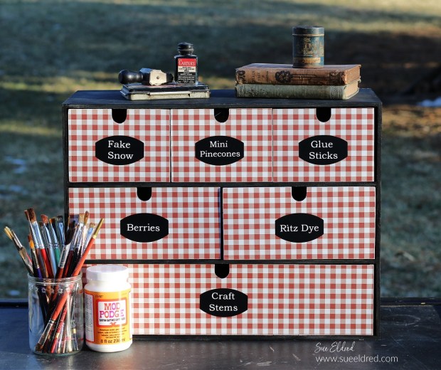 Crafty IKEA Cabinet Makeover