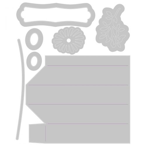 665938 Sizzix Shadow Box Frame #1 by Eileen Hull