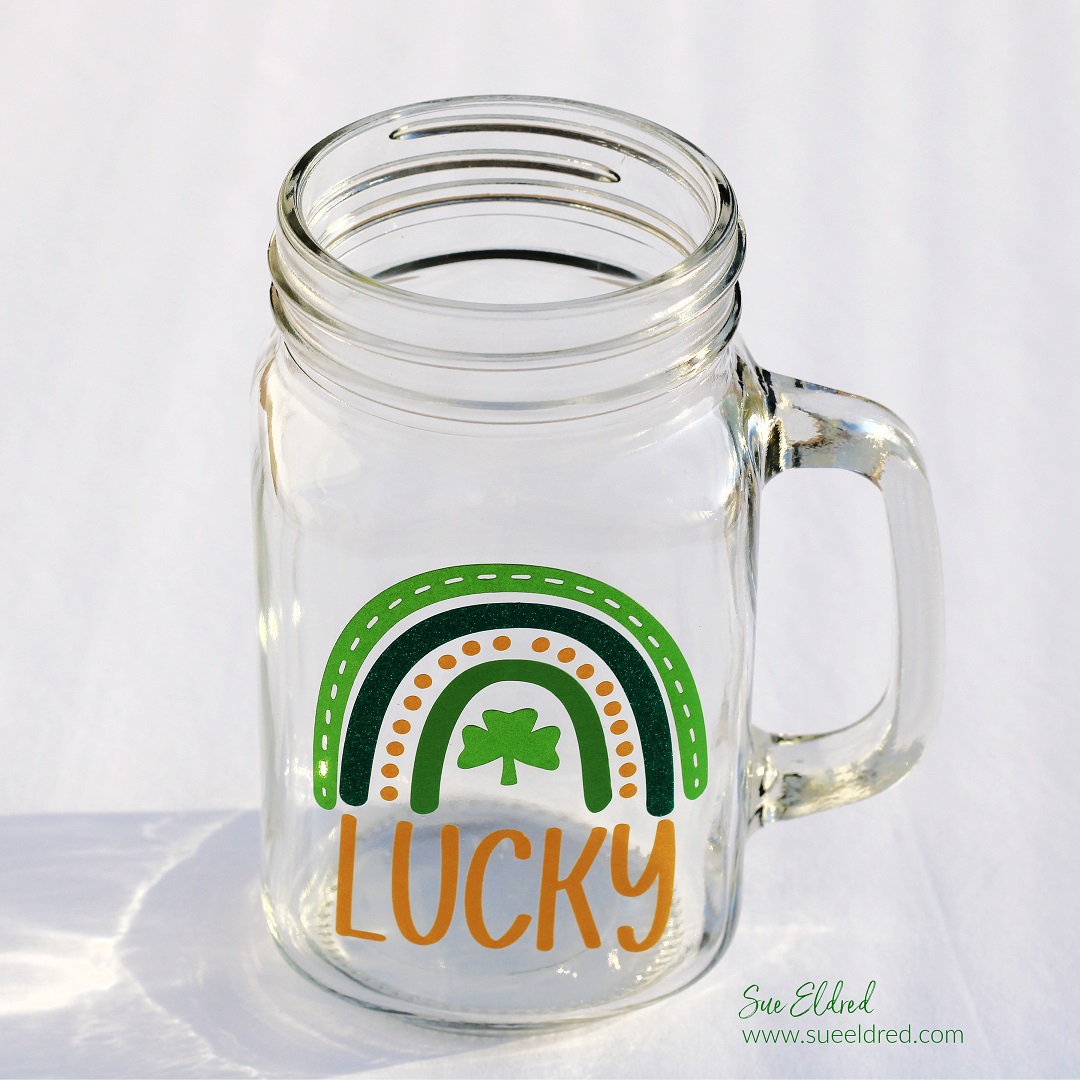 My Lucky Mug made with StyleTechCraft Vinyl.