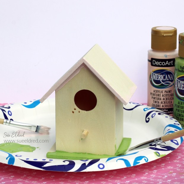 Make it Spring with Dollar Store Birdhouse