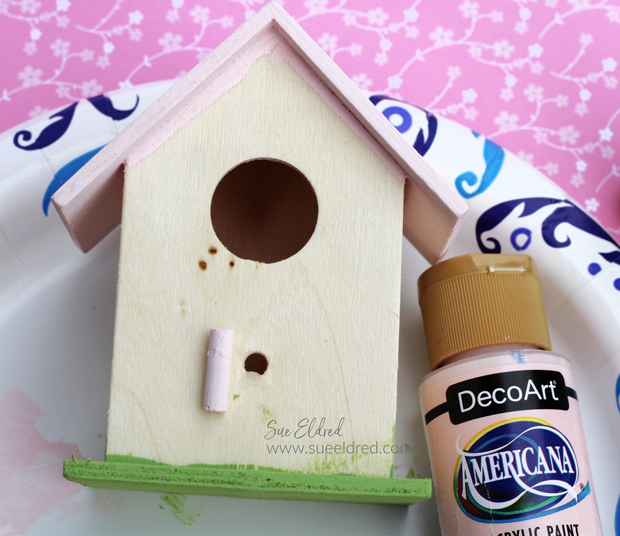 Make it Spring with Dollar Store Birdhouse