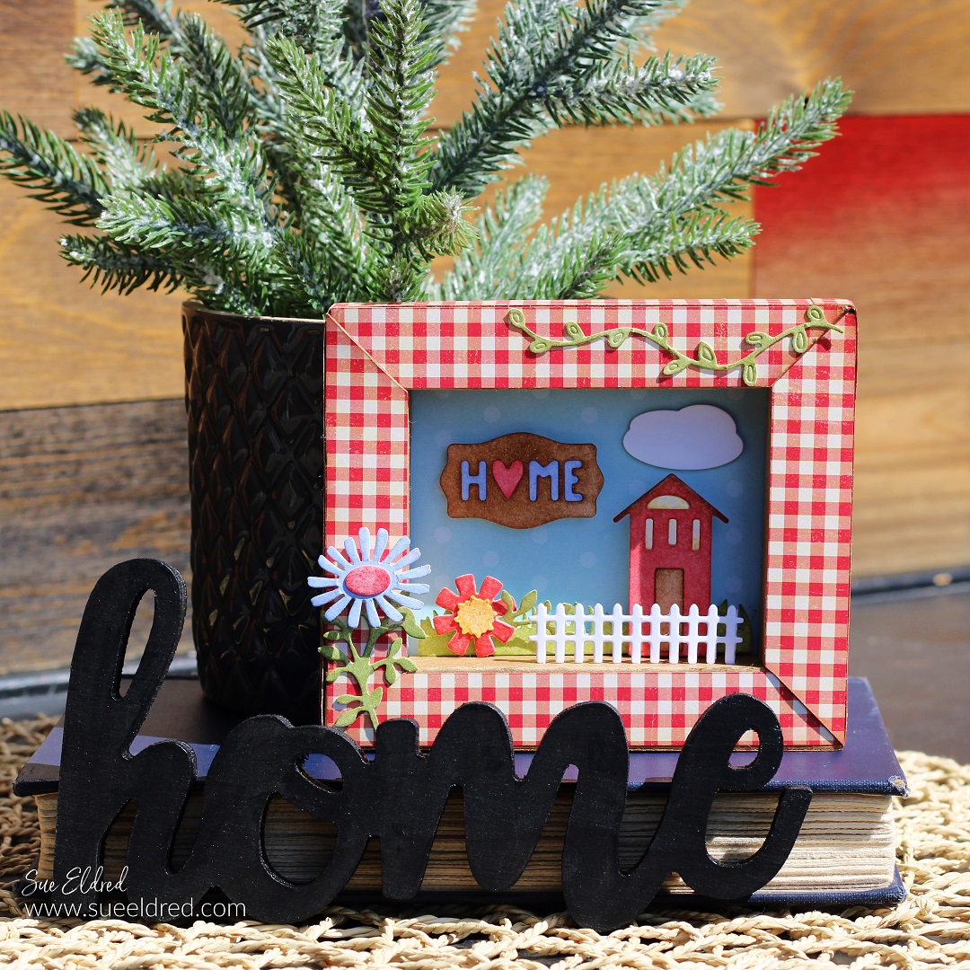 Home Sweet Home Shadow Box Frame