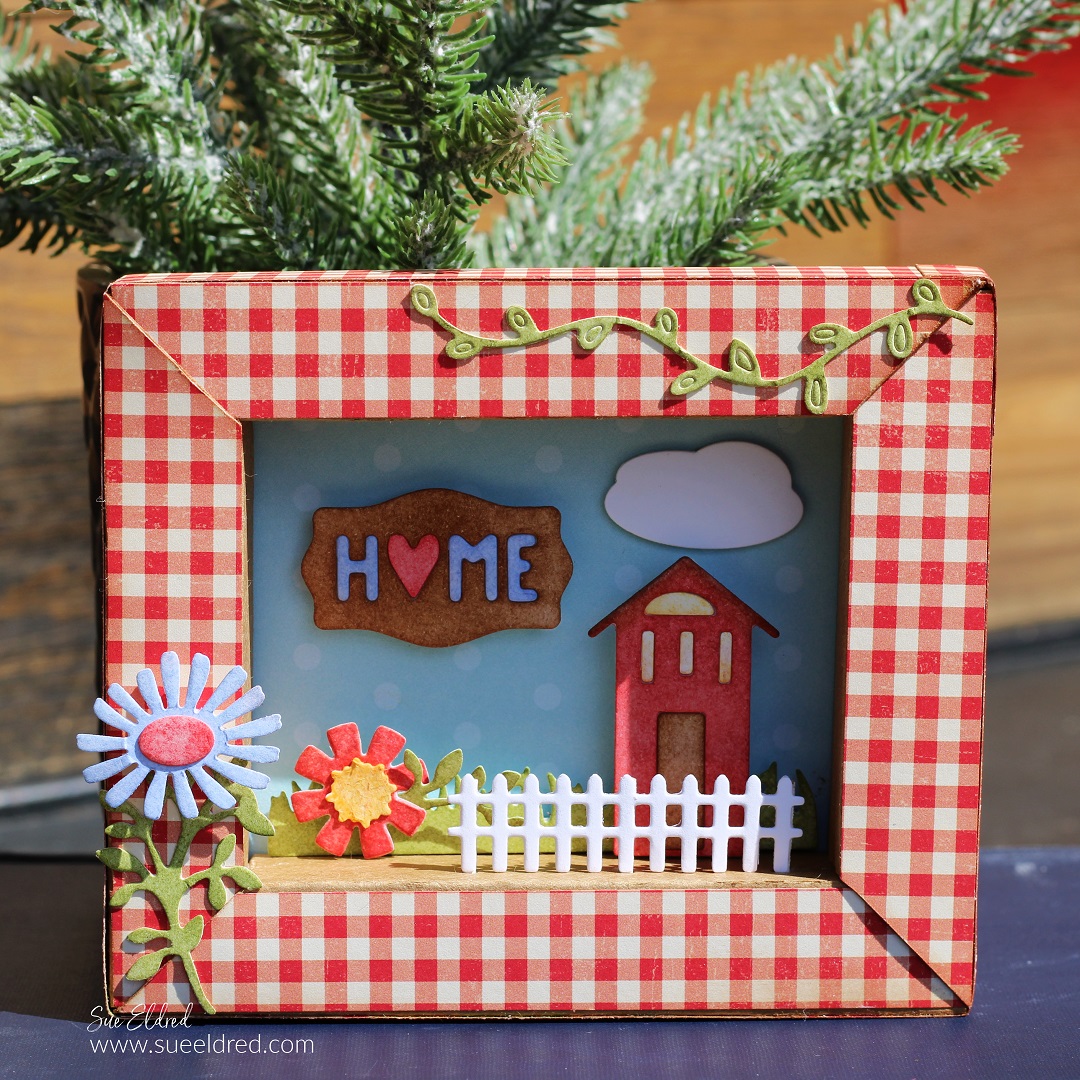 Home Sweet Home Shadow Box Frame