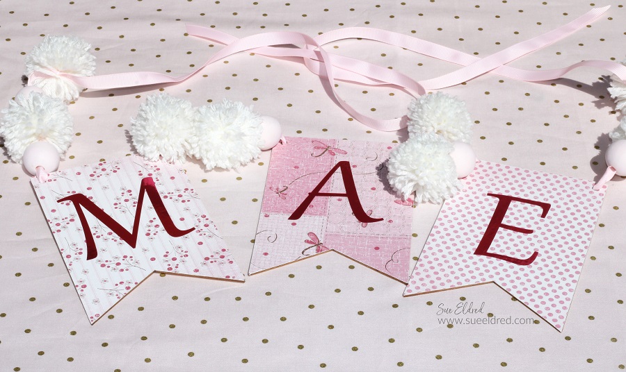 Mae's Baby Shower Banner