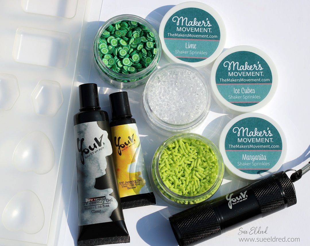 DIY Resin Margarita Necklace