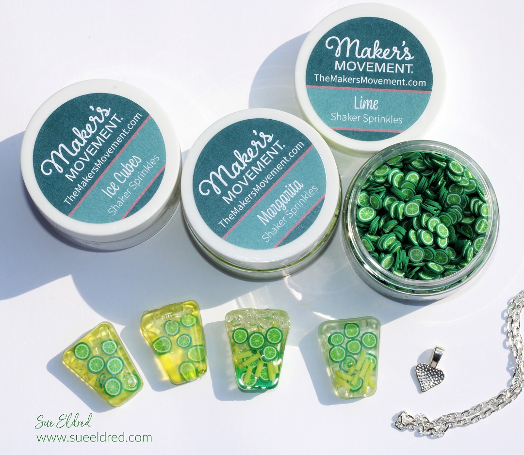 DIY Resin Margarita Necklace