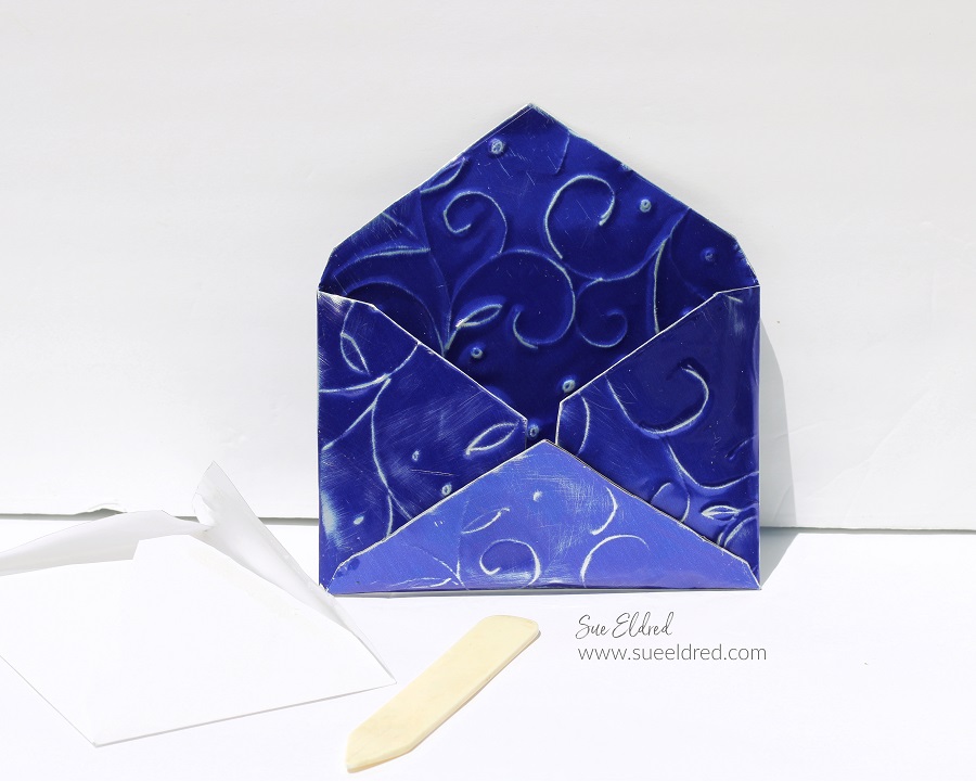 How to make an Embossed Metal Envelope Pocket with K & S Precision Metals