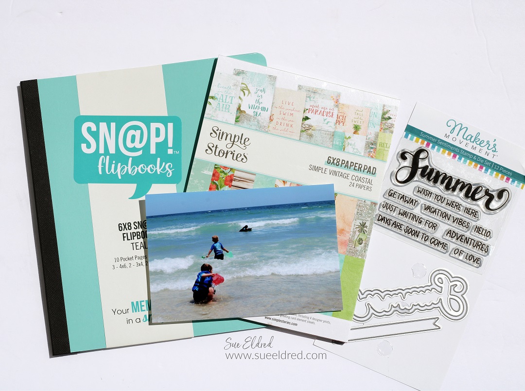 Sweet Summer Sentiments Scrapbook Page