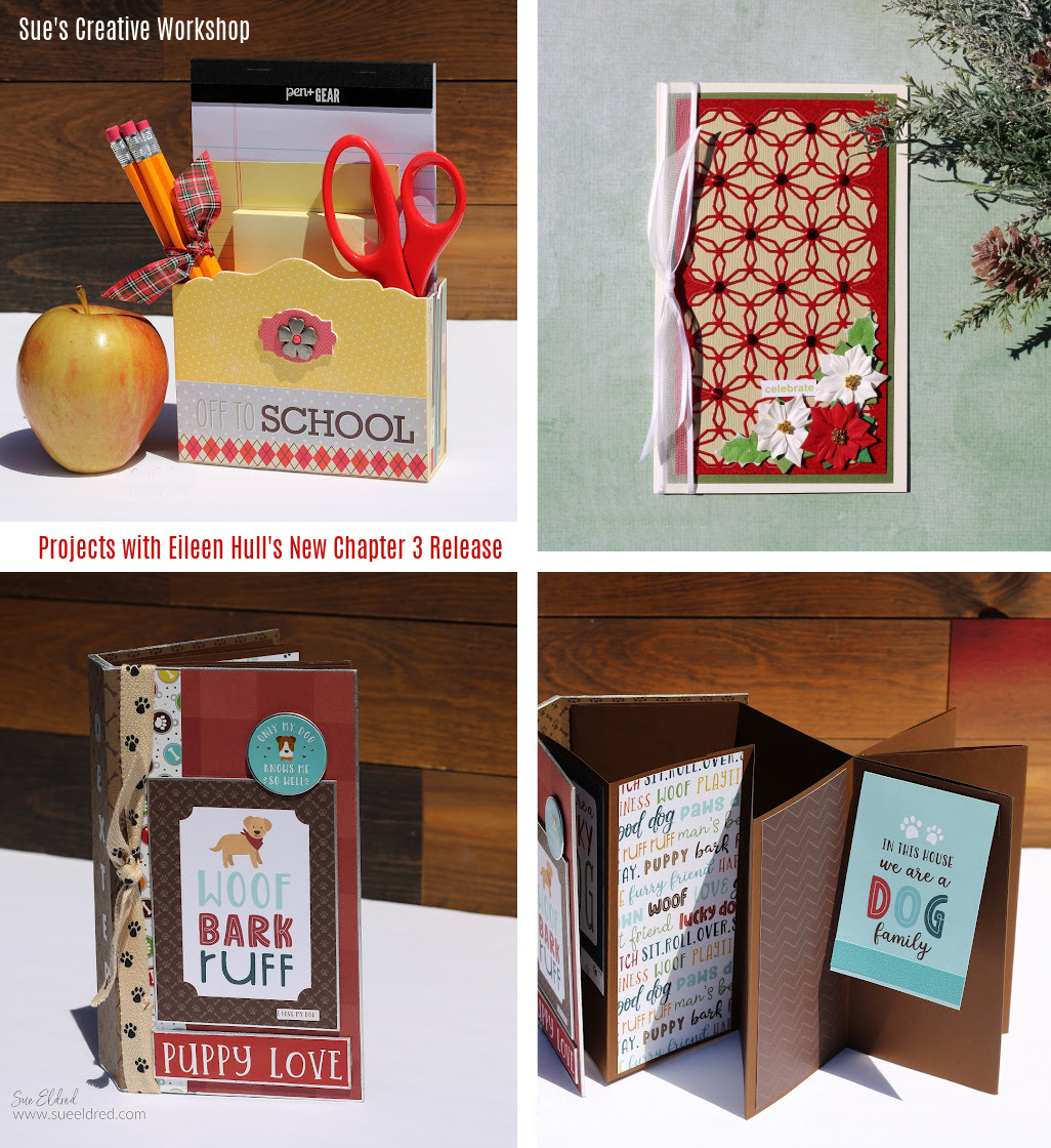 Projects using Eileen Hull's New Chapter 3 Dies from Sizzix