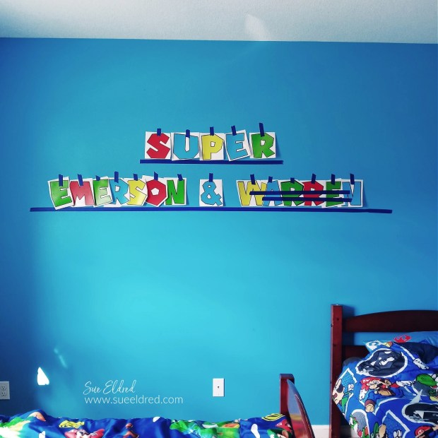 Super Mario Bros. Inspired Bedroom