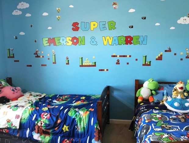 Super Mario Bros. Inspired Bedroom