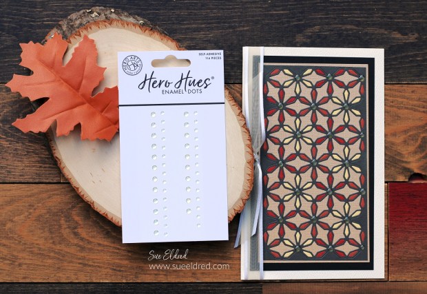 Fall Floral Stained Glass Card