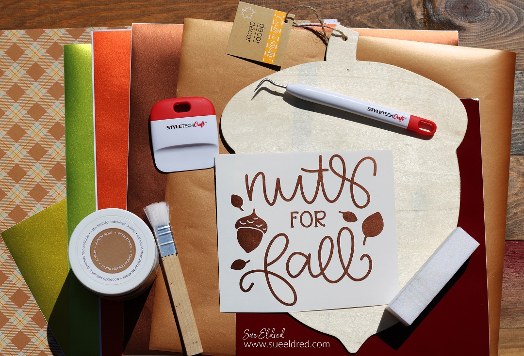 Nuts for Fall Acorn Door Hanger