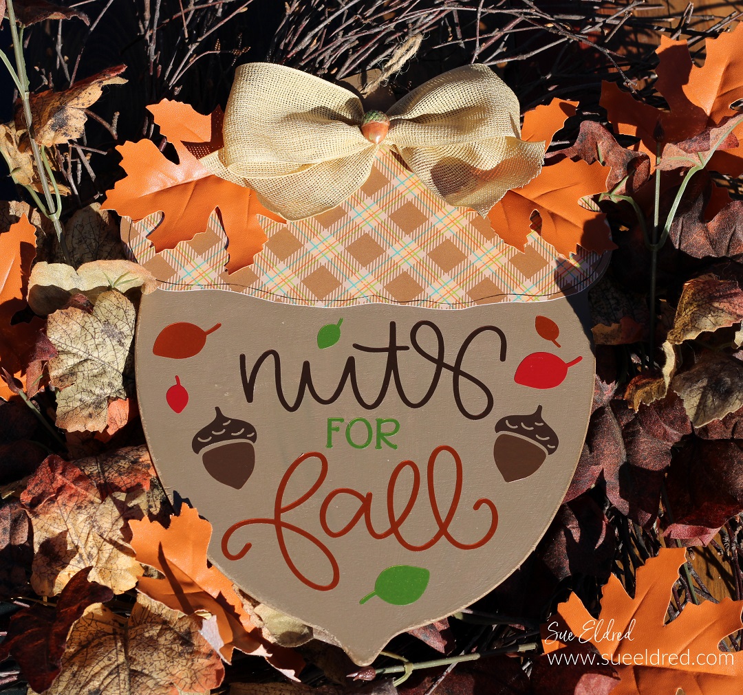 Nuts for Fall Acorn Door Hanger
