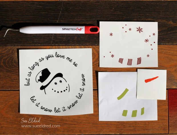 DIY Porcelain Snowman Ornament