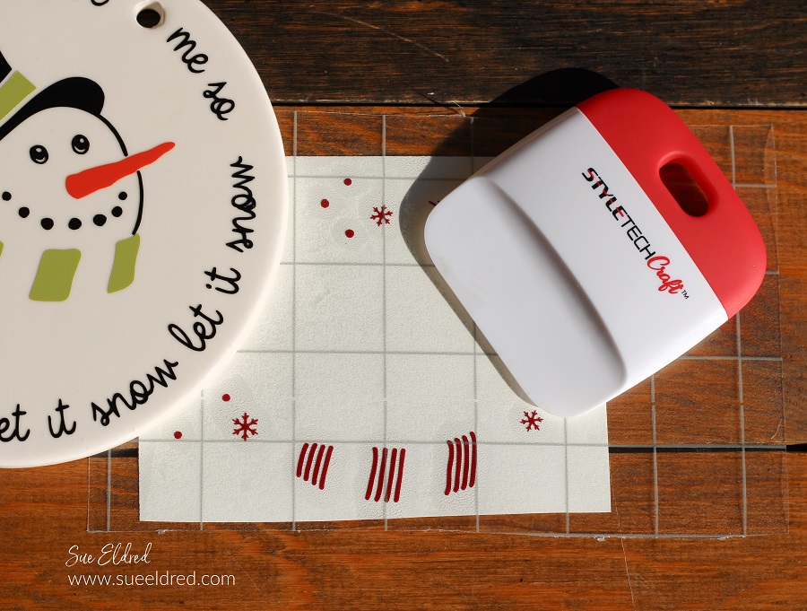 DIY Porcelain Snowman Ornament