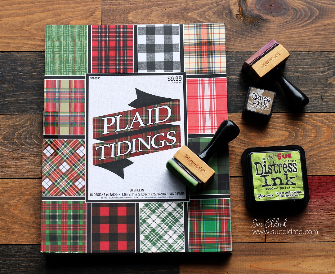 How to make an Inky Layered Wreath Card