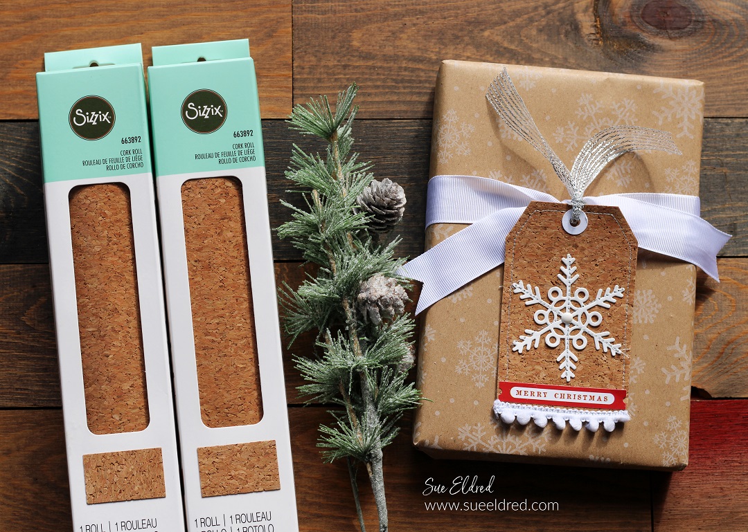 Making Holiday Tags using Cork