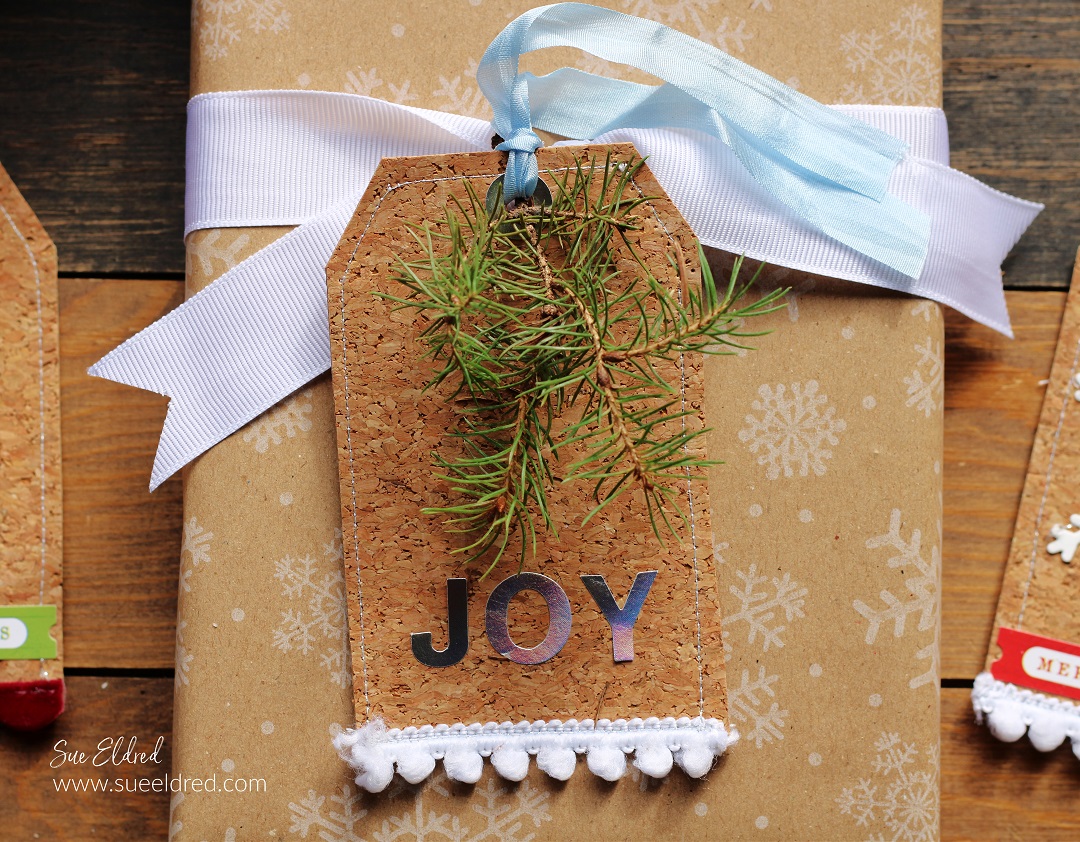Making Holiday Tags using Cork.