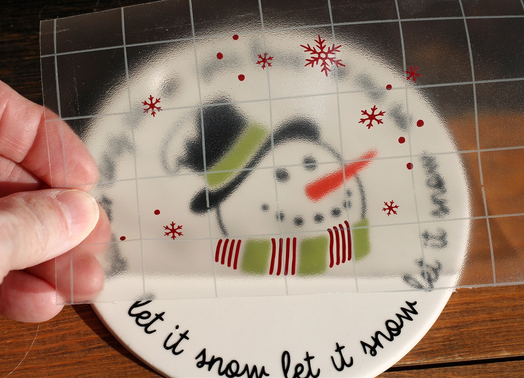 DIY Porcelain Snowman Ornament