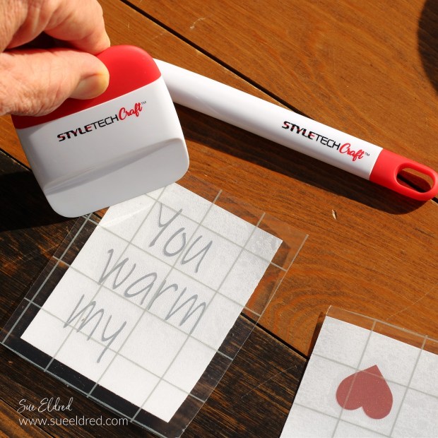 How to make a "You warm my heart" mug using StyleTechCraft Vinyl.