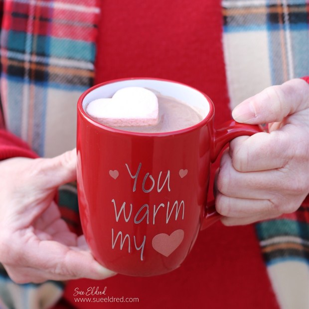 You warm my heart mug