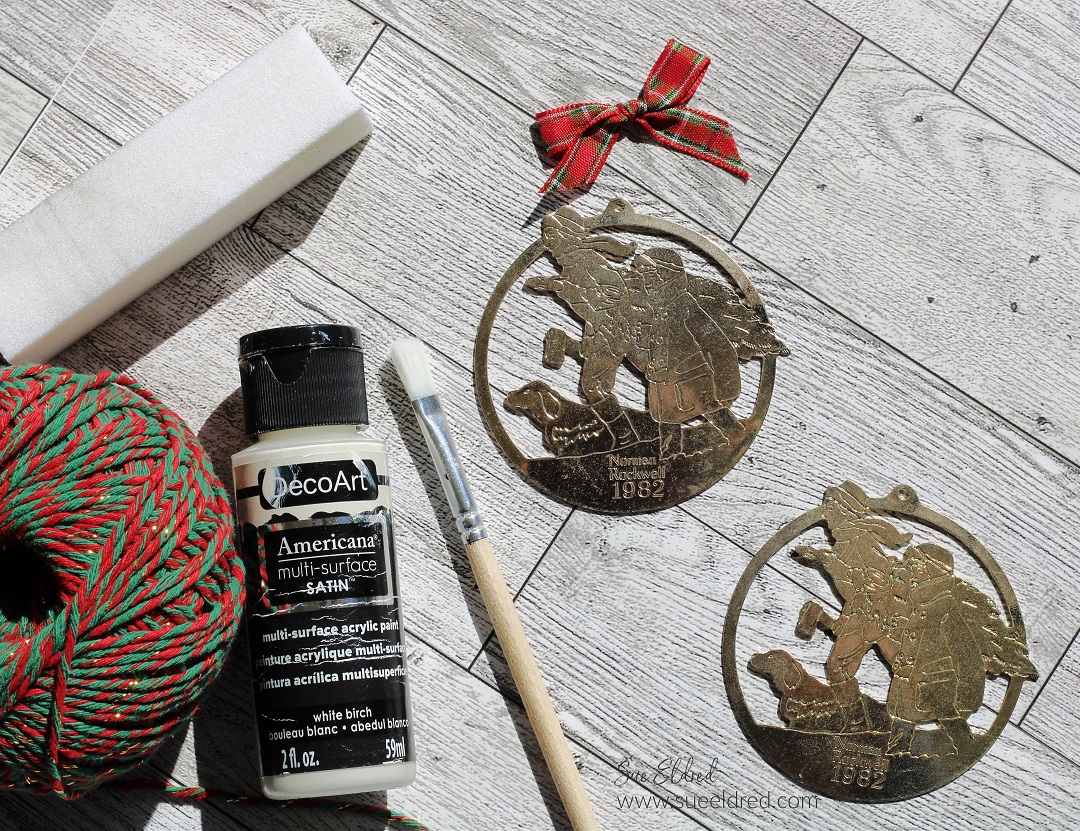 Simple Christmas Ornament Makeover