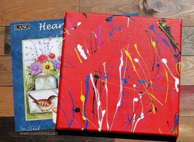 Upcycling an Old Painted Canvas