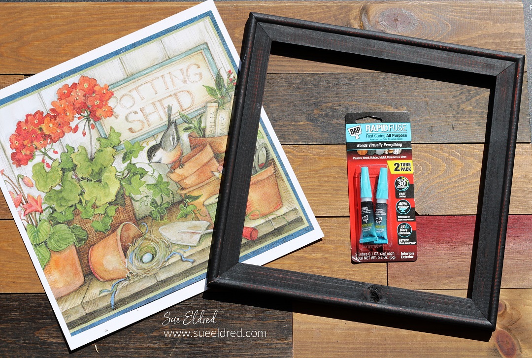 Upcycling an Old Painted Canvas