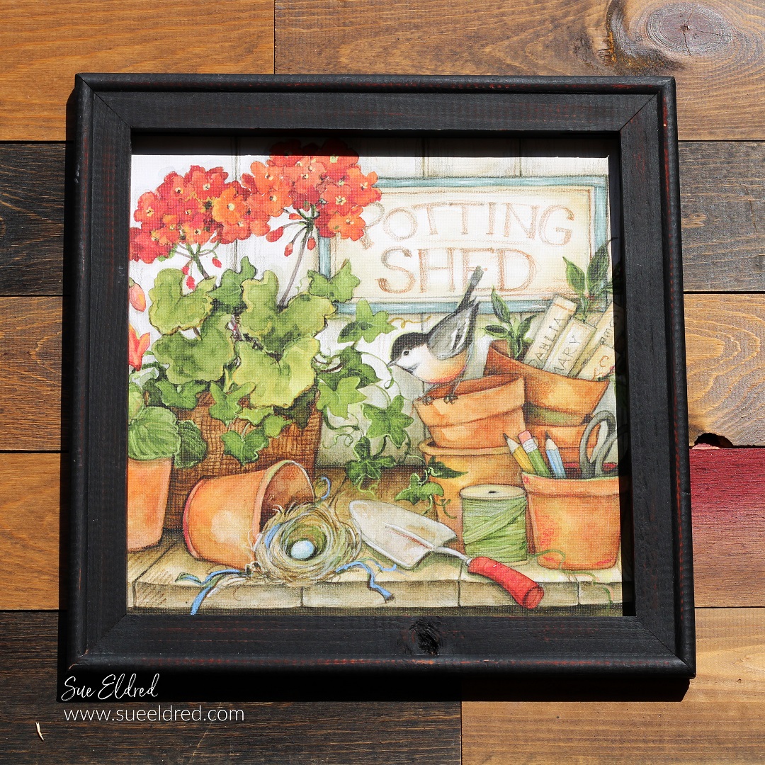 Upcycling an Old Painted Canvas