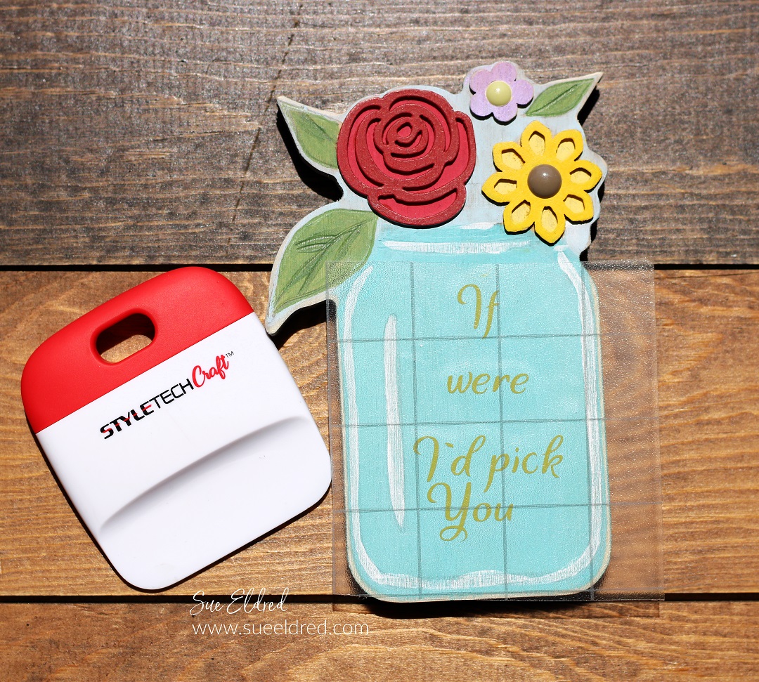 "If Friends were Flowers" DIY Mason Jar Shelf Sitter