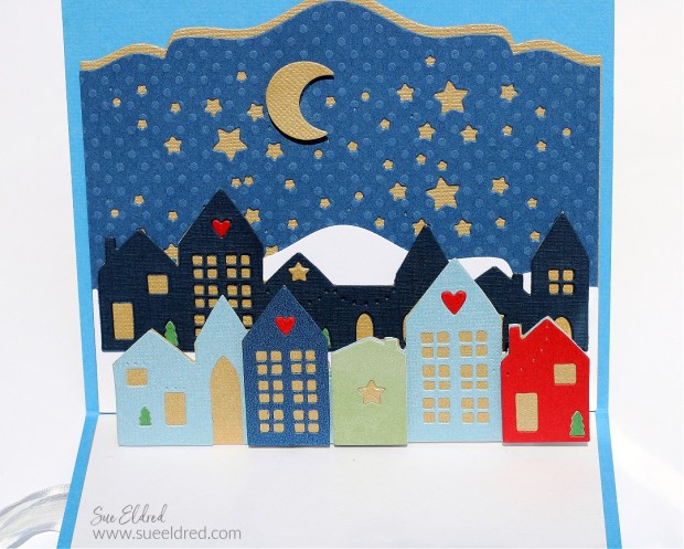Starlight Village Pop Up Card