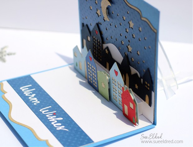 Starlight Village Pop Up Card