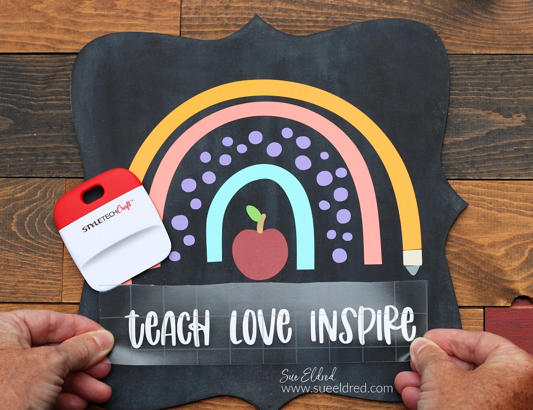 How to make a BTS Teacher Sign using StyleTechCraft Vinyl