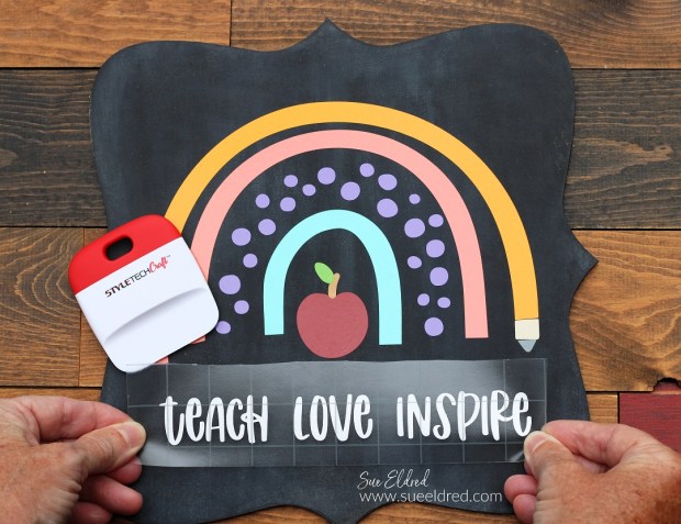 How to make a BTS Teacher Sign using StyleTechCraft Vinyl