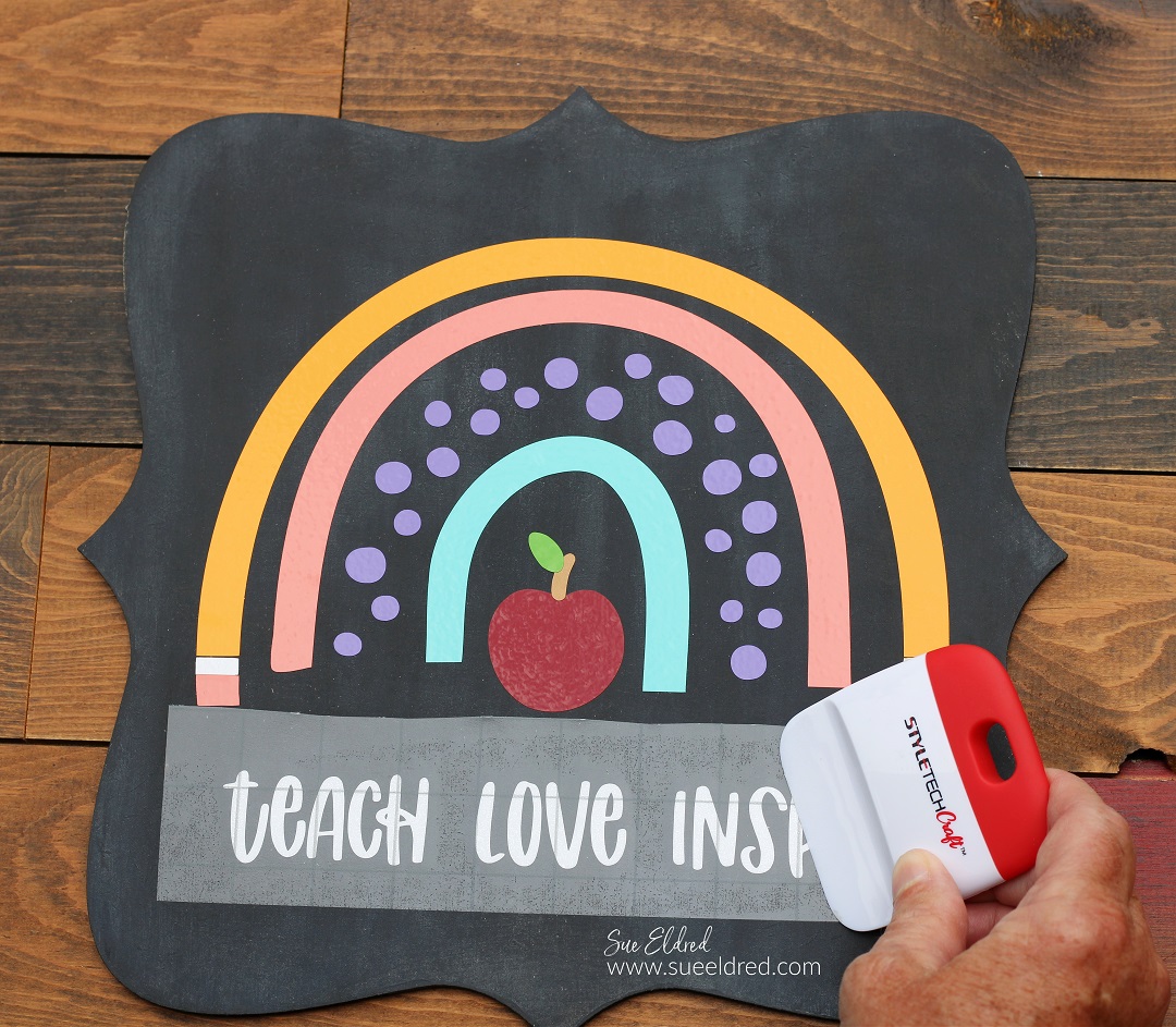 How to make a BTS Teacher Sign using StyleTechCraft Vinyl