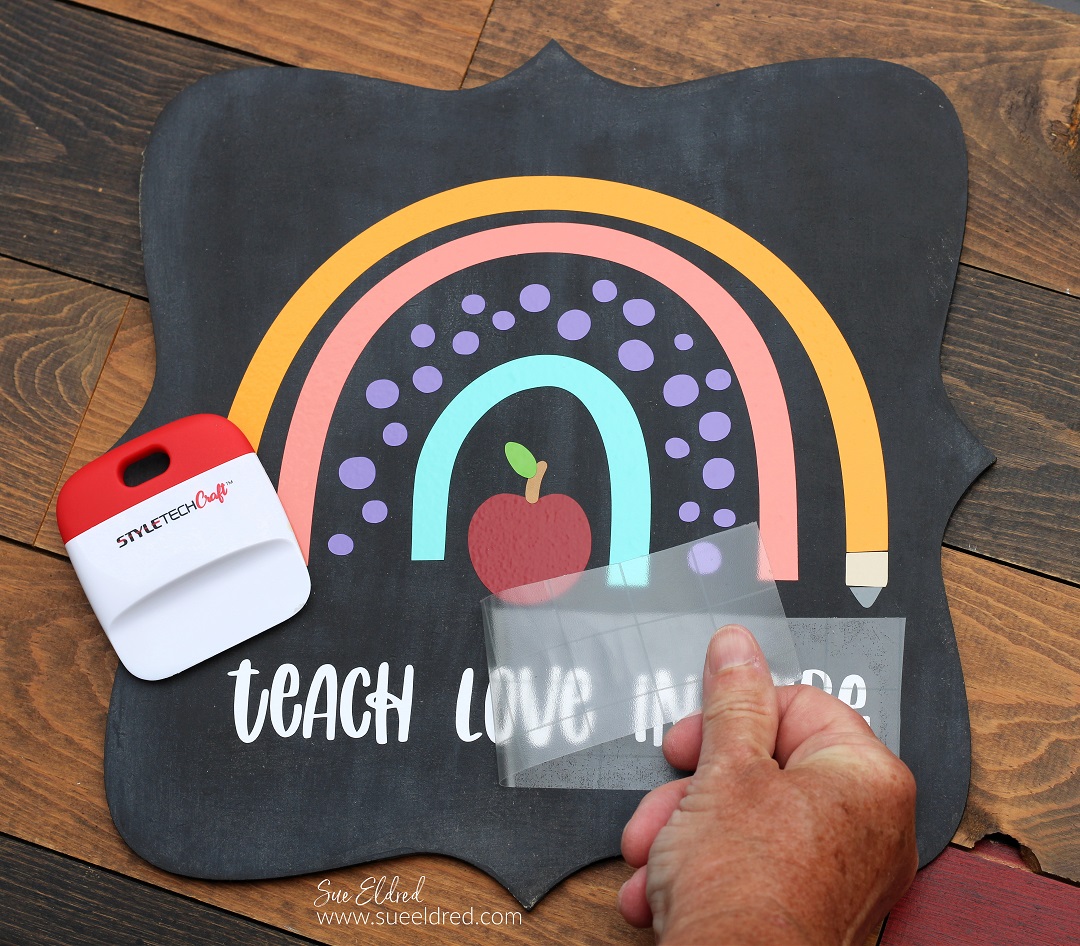 How to make a BTS Teacher Sign using StyleTechCraft Vinyl