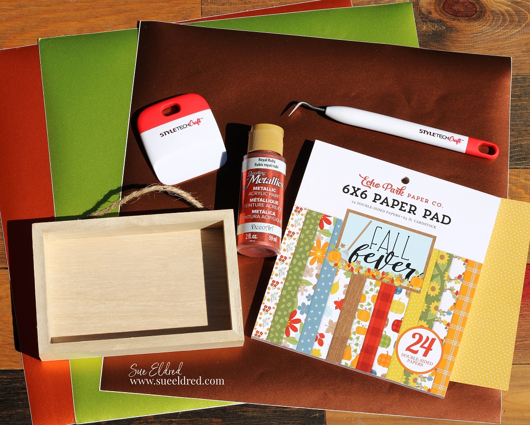 Hello Fall Shadow Box Frame