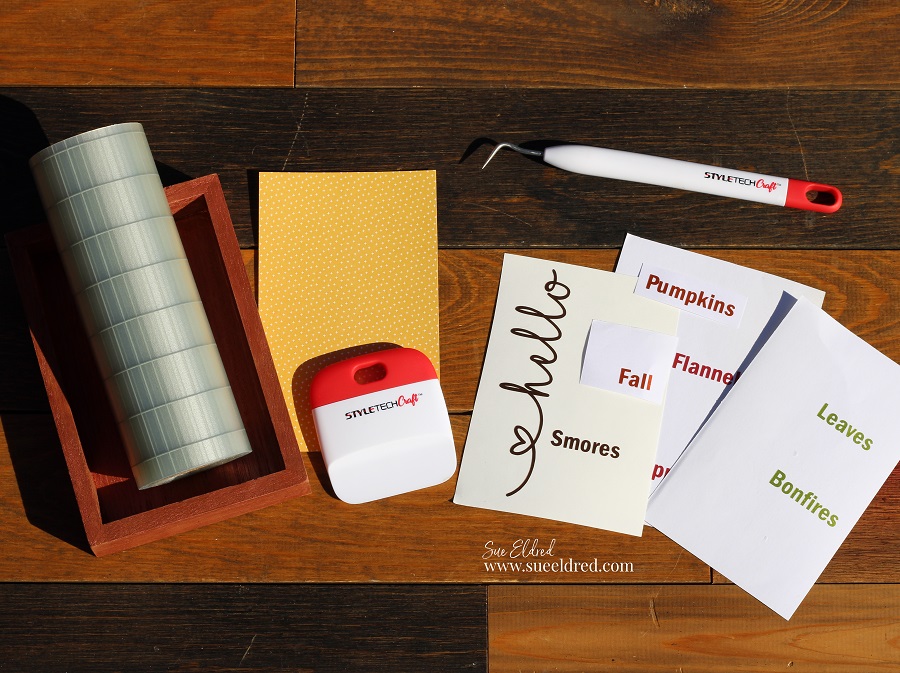 Hello Fall Shadow Box Frame