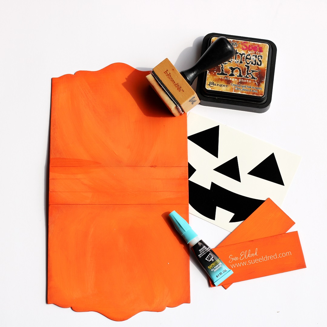 How to make a Pumpkin Gift Box using the XL Card Caddy Die from Sizzix and Eileen Hull.