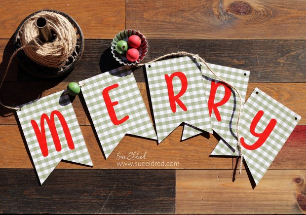 How to Create a Merry Holiday Banner