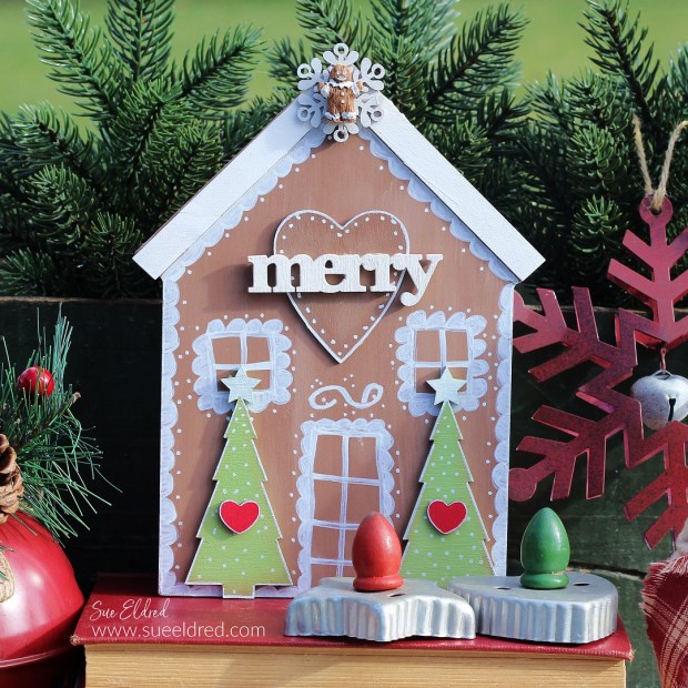 DIY Wood Gingerbread House