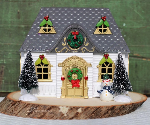Mini Christmas Dollhouse-Sue's Creative Workshop www.sueeldred.com 3502