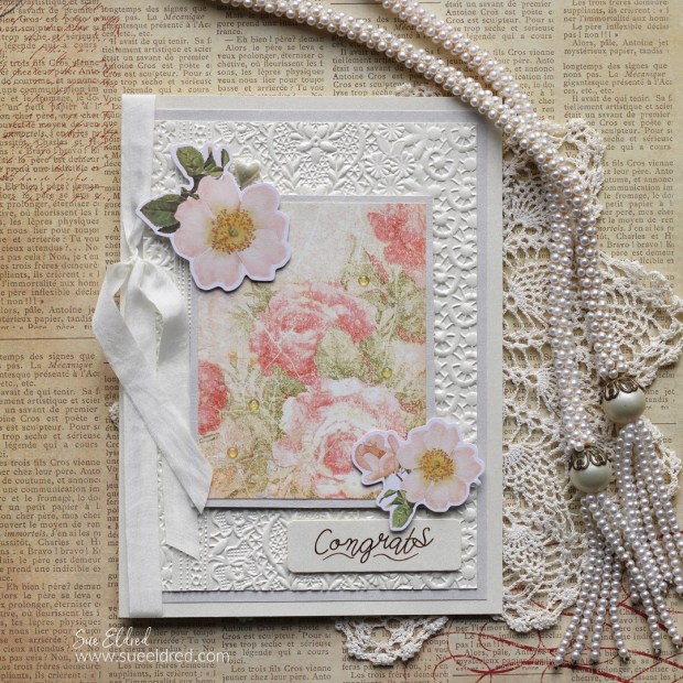 Embossed Wedding Card