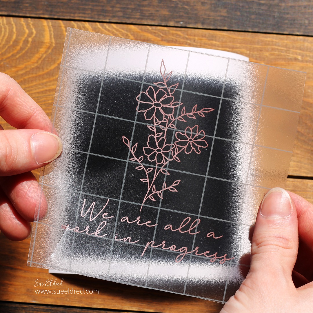 We are all a Work in Progress-How to Upcycle a promotional water bottle